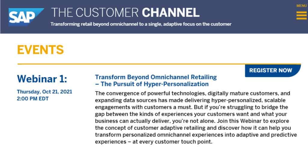 The Customer Channel Webinar Series Part 1